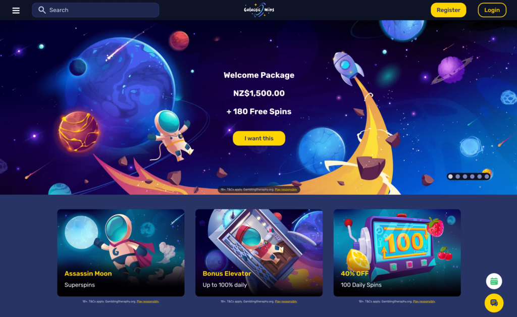 Galactic Wins online casino