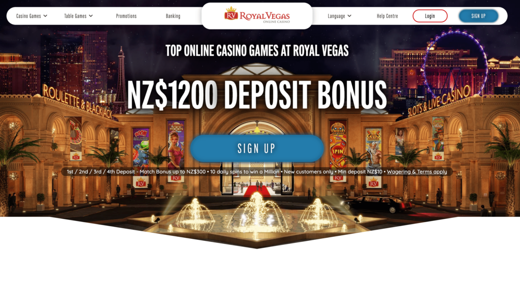 Royal Vegas Online Casino NZ